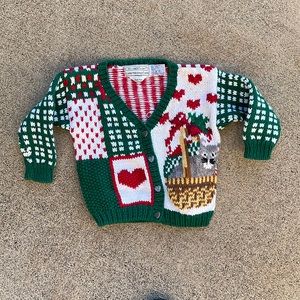 1990 the eagle’s eye hand knit sweater
